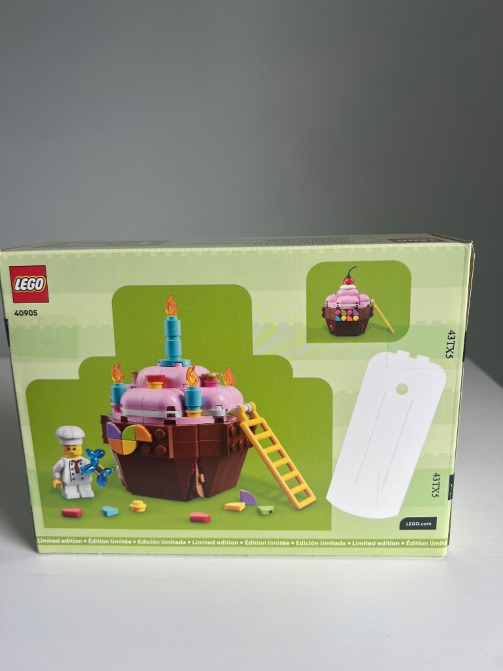 NIB LEGO 40905 Limited Edition Birthday Cupcake - Picture 2 of 5